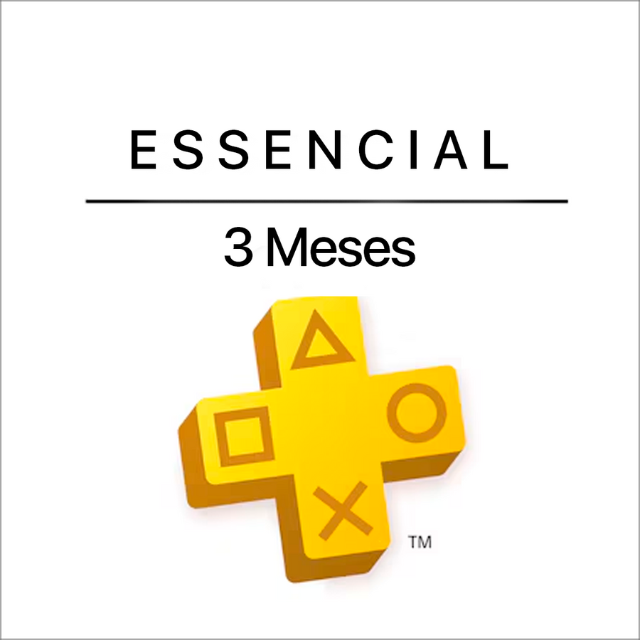 PLAYSTATION PLUS PSN ESSENCIAL 3 MESES - PS4 - MÍDIA DIGITAL