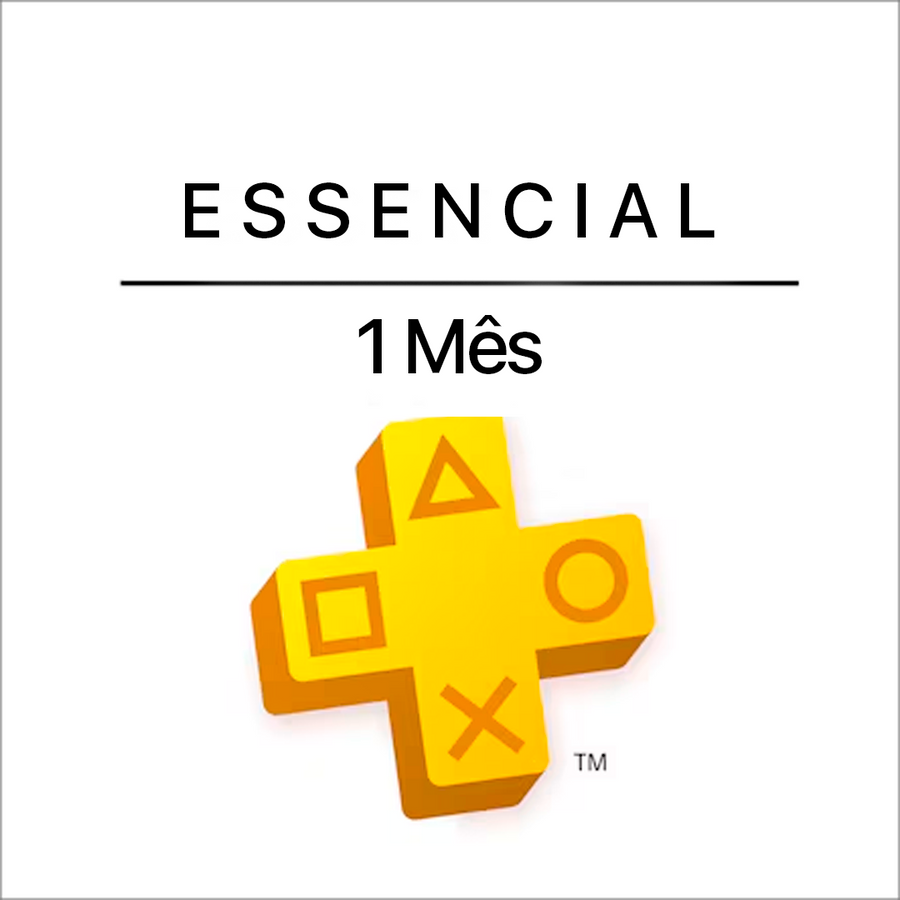 PLAYSTATION PLUS PSN ESSENCIAL 1 MES - PS4 - MÍDIA DIGITAL