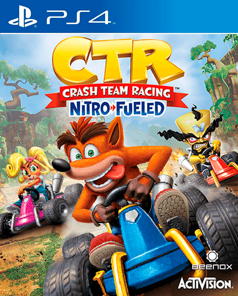 Crash Team Racing Nitro-Fueled - Mídia digital de PS4