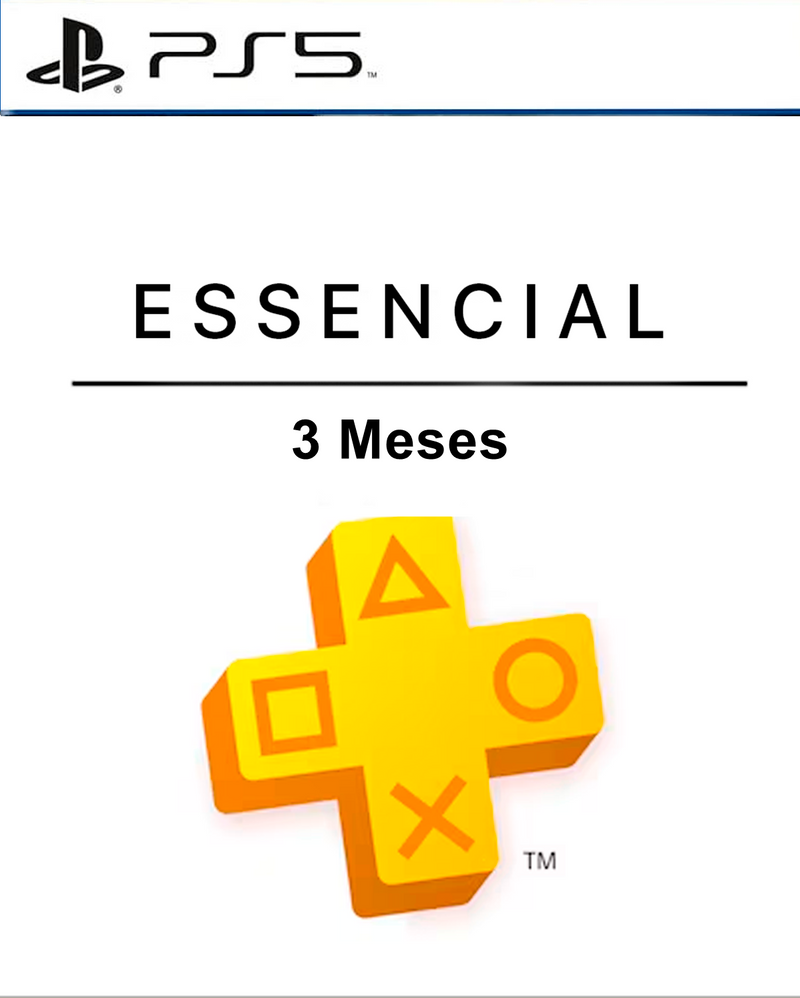 PlayStation Plus Essencial 3 meses PS5