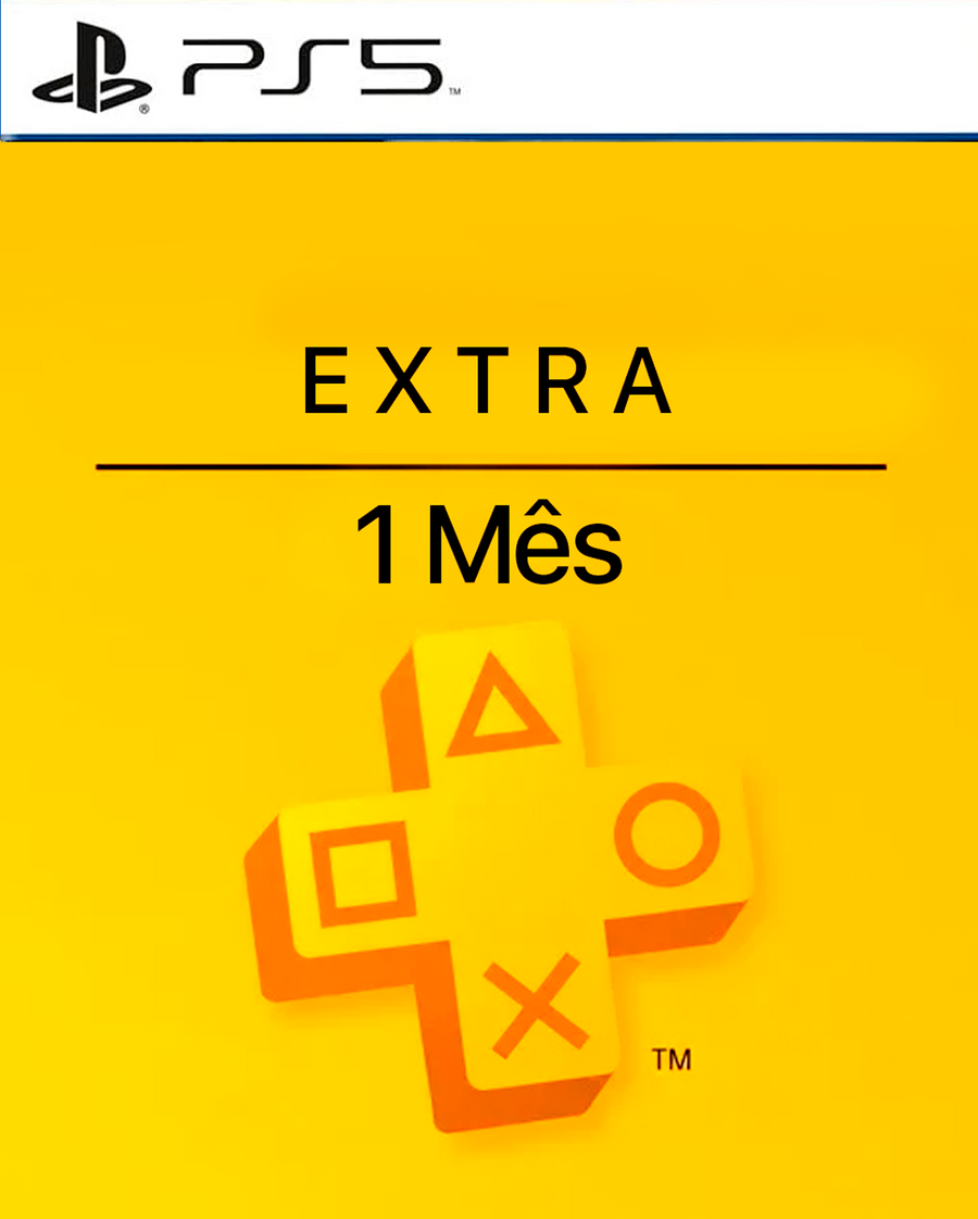 PLAYSTATION PLUS PSN EXTRA 1 MES - PS5 - MÍDIA DIGITAL