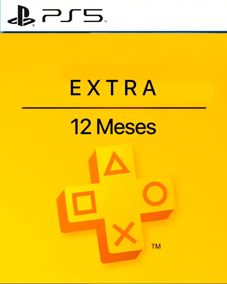 PLAYSTATION PLUS PSN EXTRA 12 MESES - PS5 - MIDIA DIGITAL