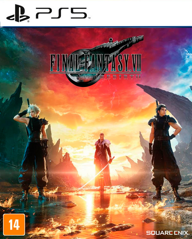 Final Fantasy VII Rebirth - Mídia digital de PS5