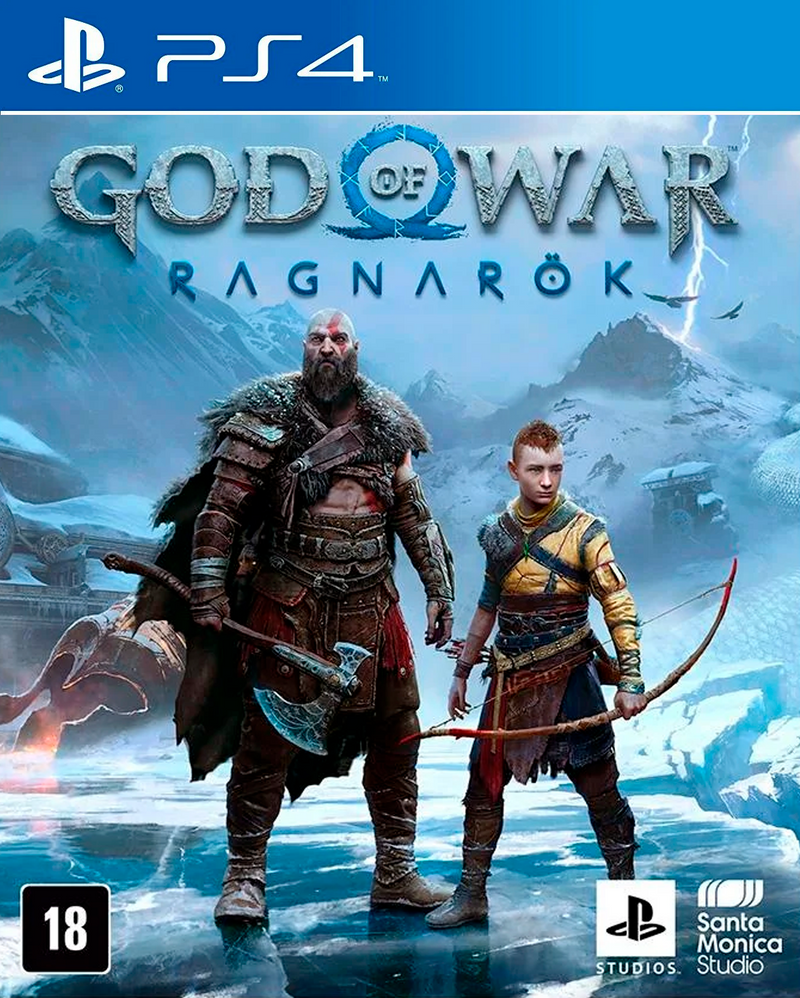 God of War Ragnarök - Mídia digital de PS4