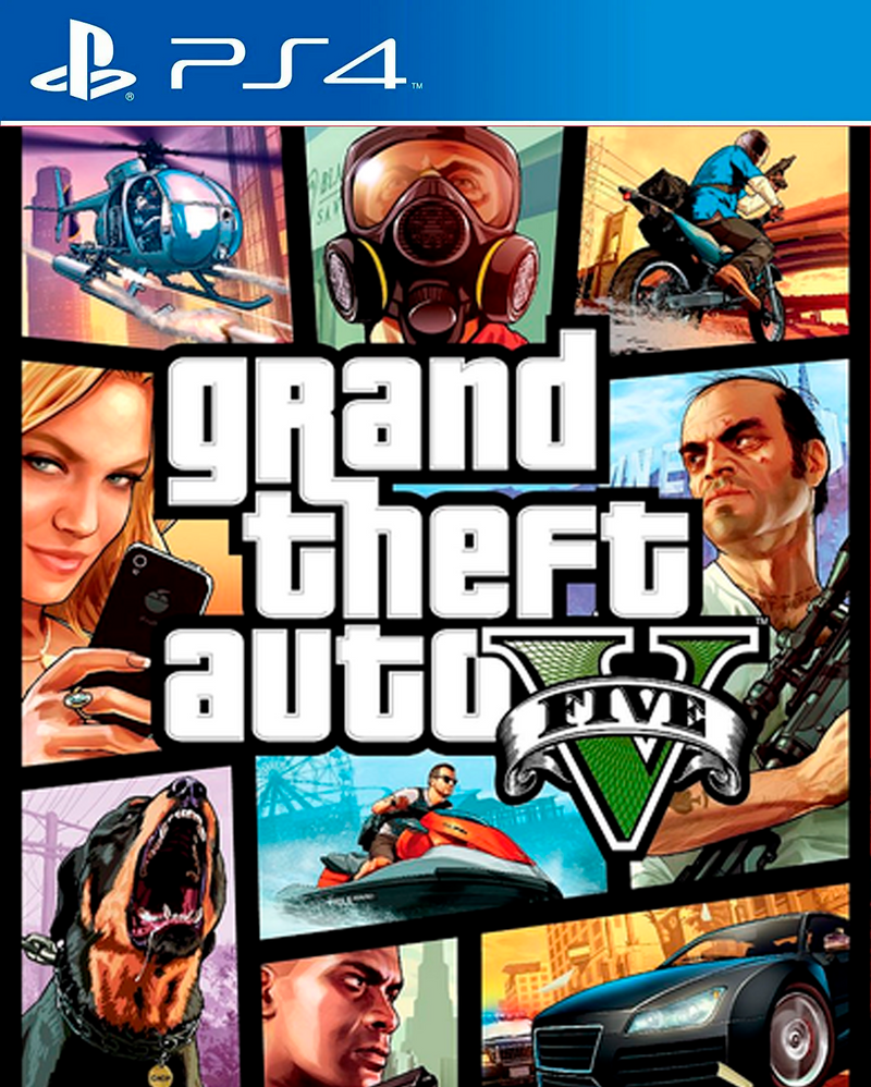 Grand Theft Auto V - Mídia digital de PS4