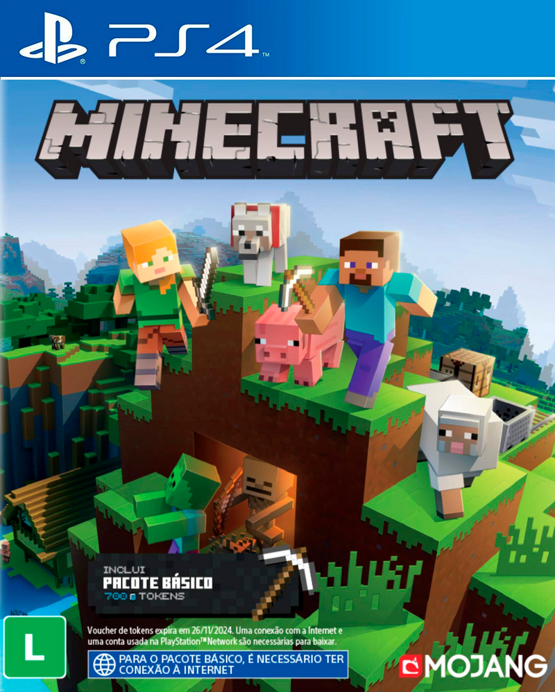 Minecraft - Mídia digital de PS4
